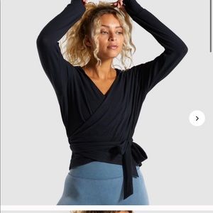 Gymshark wrap sweater. NWOT